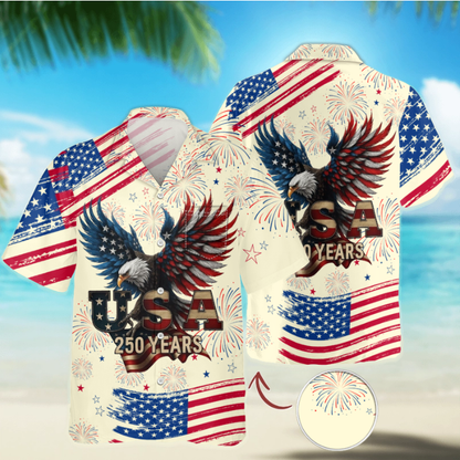 250th Anniversary Eagle - Hawaiian Shirt