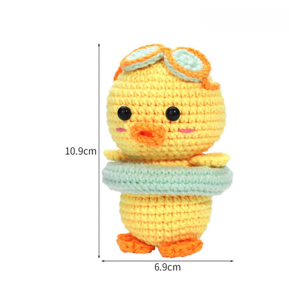 TODAY'S SPECIAL OFFER-50% OFF Cute Animal Crochet Kit – DIY Handmade Amigurumi Doll Making Kit with Yarn & Crochet Hook for Beginners
