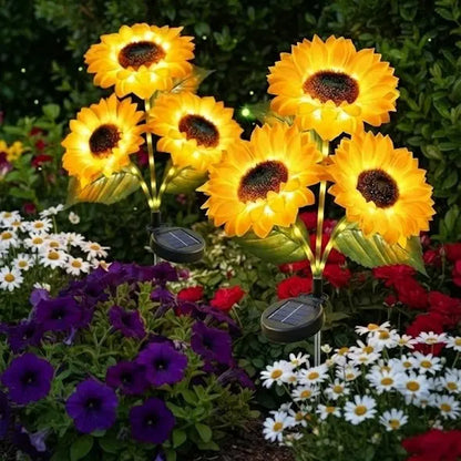 🔥 SolarBloom · Intelligent Sunflower Garden Light