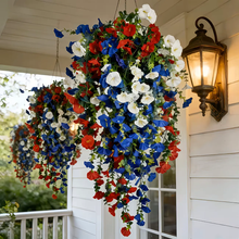 🇺🇸 Celebrate America’s 250th Anniversary with Patriotic Hanging Flower Baskets