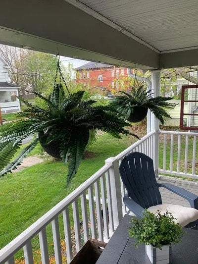 🏆Flash Sale⚡ 50K+ SOLD!🔥🌱 UV-Resistant Lifelike Artificial Boston Fern 🌳